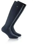 Rohner Socks Skisocken Thermal Kniestr&uuml;mpfe (Merinowolle, warm) marineblau - 1...