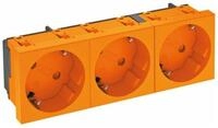 OBO BETTERMANN Stromverteiler OBO Bettermann Vertr Steckdose 33 Grad, 3-fach