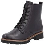 Remonte Schn&uuml;rboots, Blockabsatz, Schn&uuml;rstiefelette im Used Look