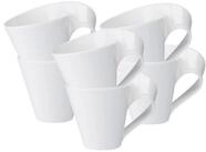 Villeroy & Boch Becher NewWave Caff&egrave; Becher mit Henkel 250 ml 6er Set, 6-tlg.,