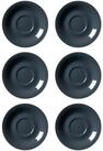 Ritzenhoff & Breker Untertasse Doppio Jumbountertassen &oslash; 17 cm 6er Set, (6 St)