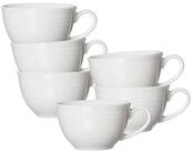 Ritzenhoff & Breker Tasse Levi Kaffeetassen 220 ml 6er Set, 6-tlg., Porzellan