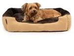 lionto Tierkissen mit herausnehmbarem Wendekissen, 75x60 cm, beige/braun,...