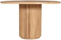 SIT Esstisch Ribbed Side Table High, mit S&auml;ulenfu&szlig; im extravaganten Ribbed-Look
