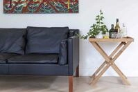 Cinas Tabletttisch Classic (1-St), Abnehmbares Tablett, pflegeleichte Fl&auml;che,...