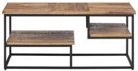 vidaXL Couchtisch 90 x 50 x 39 cm Couchtisch 90x50x39 cm Recyceltes Massivholz...