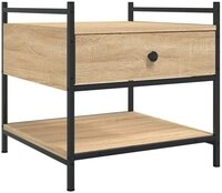 vidaXL Couchtisch Sonoma-Eiche 50x50x50 cm Holzwerkstoff vidaXL Couchtisch Sonoma-Eiche 50x50x50 cm Holzwerkstoff
