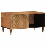 vidaXL Couchtisch Couchtisch 80x50x40 cm Massivholz (1-St)