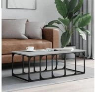 vidaXL Couchtisch vidaXL Couchtisch Grau Sonoma 100x50x35,5 cm Holzwerkstoff