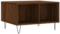 vidaXL Couchtisch Couchtisch Braun Eichen-Optik 60x50x36,5 cm Holzwerkstoff...