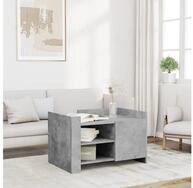 vidaXL Couchtisch Couchtisch Betongrau 80x50x50 cm Holzwerkstoff (1-St) grau