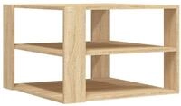 vidaXL Ablagetisch, Couchtisch Sonoma-Eiche 59,5x59,5x40 cm Holzwerkstoff