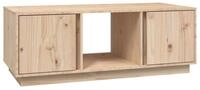 vidaXL Couchtisch Couchtisch 110x50x40 cm Massivholz Kiefer (1-St)