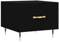 vidaXL Couchtisch Couchtisch Schwarz 50x50x40 cm Holzwerkstoff (1-St)
