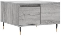 vidaXL Couchtisch Couchtisch Grau Sonoma 55x55x36,5 cm Holzwerkstoff (1-St)