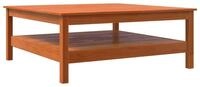vidaXL Couchtisch 100 x 100 x 40 cm Couchtisch Wachsbraun 100x100x40 cm...