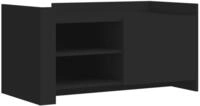 vidaXL Couchtisch Couchtisch Schwarz 100x50x50 cm Holzwerkstoff (1-St)