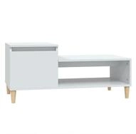 vidaXL Couchtisch Couchtisch Hochglanz-Wei&szlig; 100x50x45 cm Holzwerkstoff (1-St)