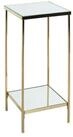 HAKU Blumenst&auml;nder Pflanzenst&auml;nder - vermessingt - Metall,Spiegel - H. 66cm -