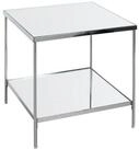 HAKU Beistelltisch in chrom, Metall, Spiegel 5 mm - 45x46x45cm (BxHxT)