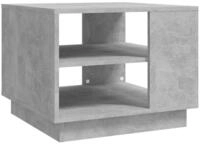 vidaXL Ablagetisch, Couchtisch Betongrau 55x55x43 cm Holzwerkstoff