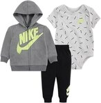 Nike Sportswear Erstausstattungspaket JDI TOSS 3PC FZ PANT SET (Set, 3-tlg) f&uuml;r
