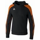 Erima Hoodie EVO STAR Kapuzensweat Kinder (1-tlg) orange|schwarz 140