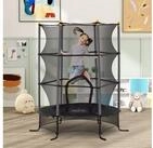 HOMCOM Kindertrampolin &Oslash;163 cm, mit Sicherheitsnetz, Randabdeckung, &Oslash; 163 cm,