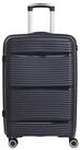 D&N Koffer Travel Line 4200 - 4-Rollen-Trolley M 67 cm (darkblue), 4 Rollen