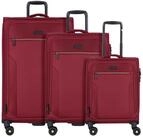 D&N Trolleyset Travel Line, 4 Rollen, (3-teilig, 3 tlg), Nylon