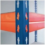 Office Marshal Schwerlastregal Grizzly Blau-Orange, Erh&auml;ltlich in 8 Gr&ouml;&szlig;en,...