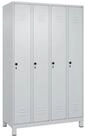 C+P Spind C+P Spind Classic PLUS, F&uuml;&szlig;e, 4 Abteile, 1950x1200x500mm, 7035/7035...