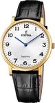 Festina Quarzuhr Festina Herrenuhr Leder schwarz Festina, (Analoguhr), Herren