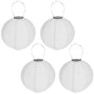 HAC24 LED Lampion 4x Deko Lampenschirm Lampe Party Garten Kugel Laterne, LED...