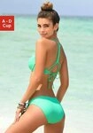 Buffalo Push-Up-Bikini mit geflochtenem R&uuml;ckendetail gr&uuml;n 32