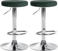 CLP Barhocker Ponte Samt (Set, 2er), drehbar und h&ouml;henverstellbar