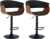 CLP Barhocker Vestal (Set, 2er), Barstuhl 360&deg; drehbar und h&ouml;henverstellbar