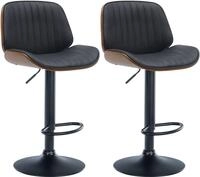 CLP Barhocker Nova (Set, 2 St., 2er), Kunstleder-Bezug, h&ouml;henverstellbar