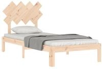 vidaXL Bett Massivholzbett ohne Matratze 90x200 Kiefernholz
