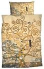 Goebel Bettw&auml;sche Lebensbaum, Satin, 2 teilig, edles, elegantes Design
