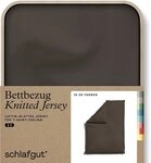 Schlafgut Bettbezug Premium Bettbezug Knitted Jersey (1 St), (1 St), Ton-in-Ton