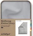 Schlafgut Bettbezug Premium Bettbezug Knitted Jersey (1 St), (1 St), Ton-in-Ton