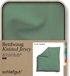 Schlafgut Bettbezug Premium Bettbezug Knitted Jersey (1 St), (1 St), Ton-in-Ton