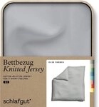 Schlafgut Bettbezug Premium Bettbezug Knitted Jersey (1 St), (1 St), Ton-in-Ton