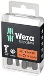 Wera Bit-Set Wera 5x Bit IMPAKTOR DC T20 L&auml;nge 50 mm 1/4" E6,3 - 51576640...