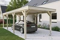 Skanholz Einzelcarport Grunewald, BxT: 321x796 cm, 289 cm Einfahrtsh&ouml;he, mit