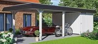 Skanholz Einzelcarport Wendland, BxT: 409x870 cm, 210 cm Einfahrtsh&ouml;he
