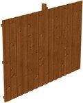 Skanholz Carport-R&uuml;ckwand, BxH:341x220 cm, aus Deckeschalung 20x120mm