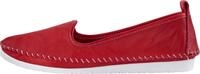 Slipper ANDREA CONTI, Damen, Gr. 39, rot, Glattleder, Leder, Schuhe Slipper