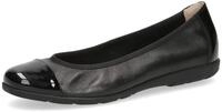 Caprice Ballerina Loafer, Slipper, Festtags Schuh mit Lack-Details